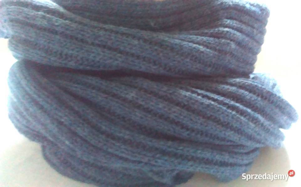 SZAL granatowy SZALIK ciemnoniebieski Duży Białystok sprzedam