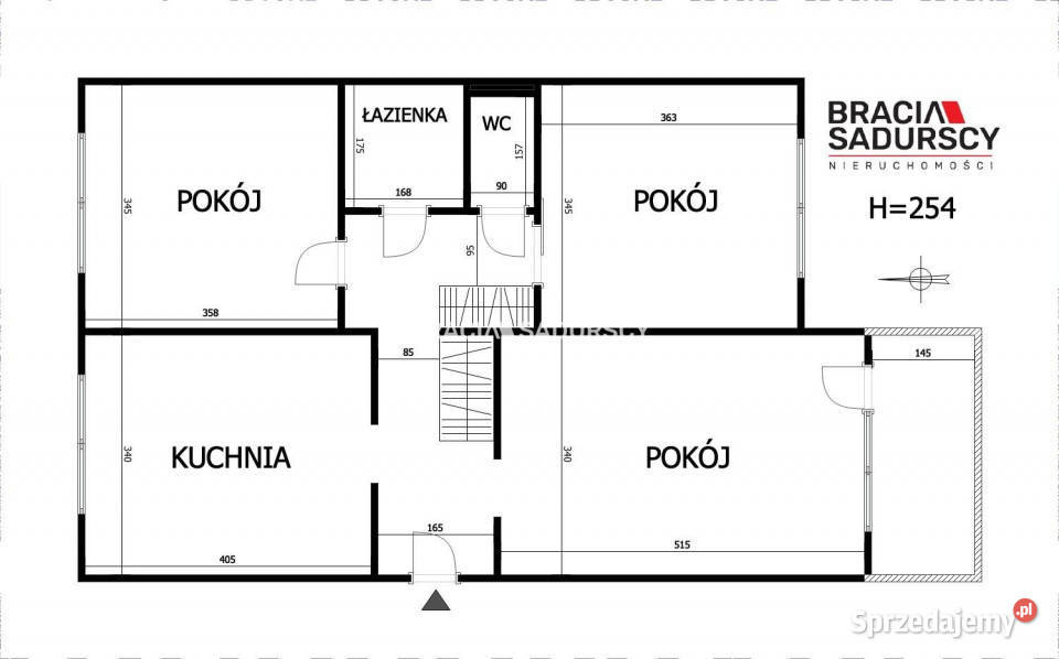 Mieszkanie Kraków os Dywizjonu 303 73m2 3