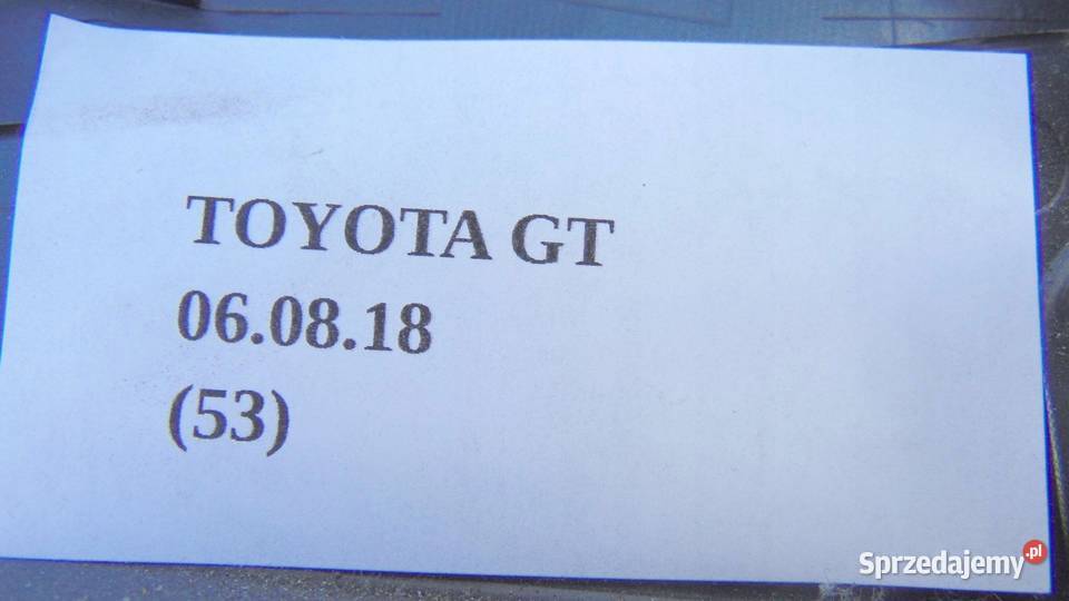 PLASTIKI WNĘTRZA OSŁONA TOYOTA GT86 1 Nowy Tomyśl