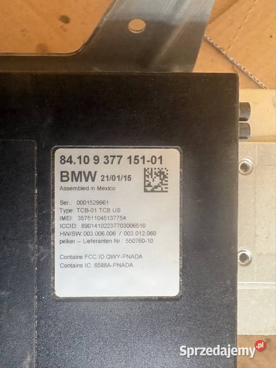 Bmw moduł 9377151 sterownik Buk