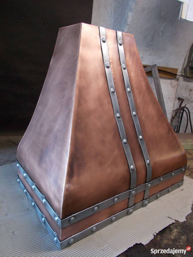 Okap kuchenny miedziany okap miedziany copper Dzierżoniów