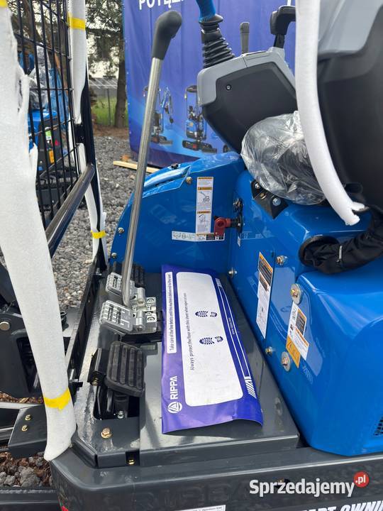 Minikoparka Rippa R15 ECO Kubota D722 TRANSPORT 1h Brudzowice