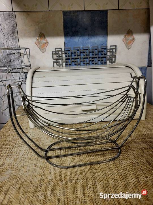 Dekoracyjny koszyk metalowy na owoce małopolskie Kąśna Górna