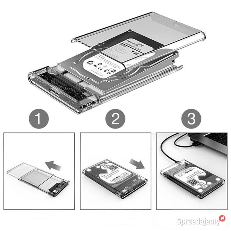 Dysk twardy HDD SSD 25 obudowa zewnętrzna USB 30 kujawsko-pomorskie