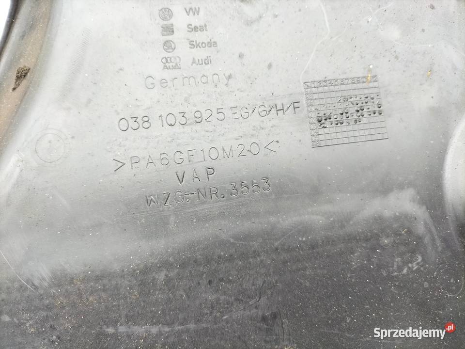 SILNIKA SKODA OCTAVIA 1 2 038103925EG OSŁONA sprzedam