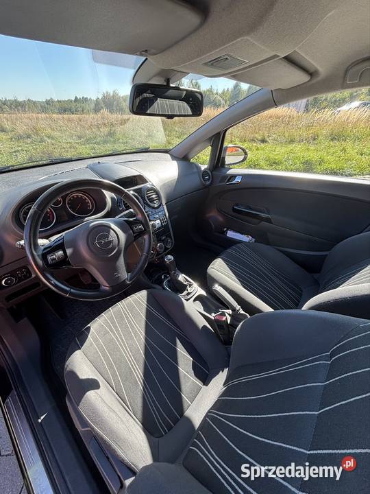 Opel Corsa D 111 2010r Czarny Siemianowice Śląskie