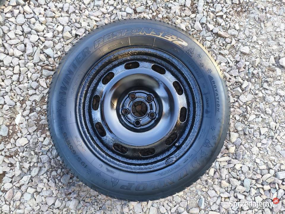 Felgi stalowe 15 opony zimowe Dunlop 19565r15 Gołyszyn sprzedam