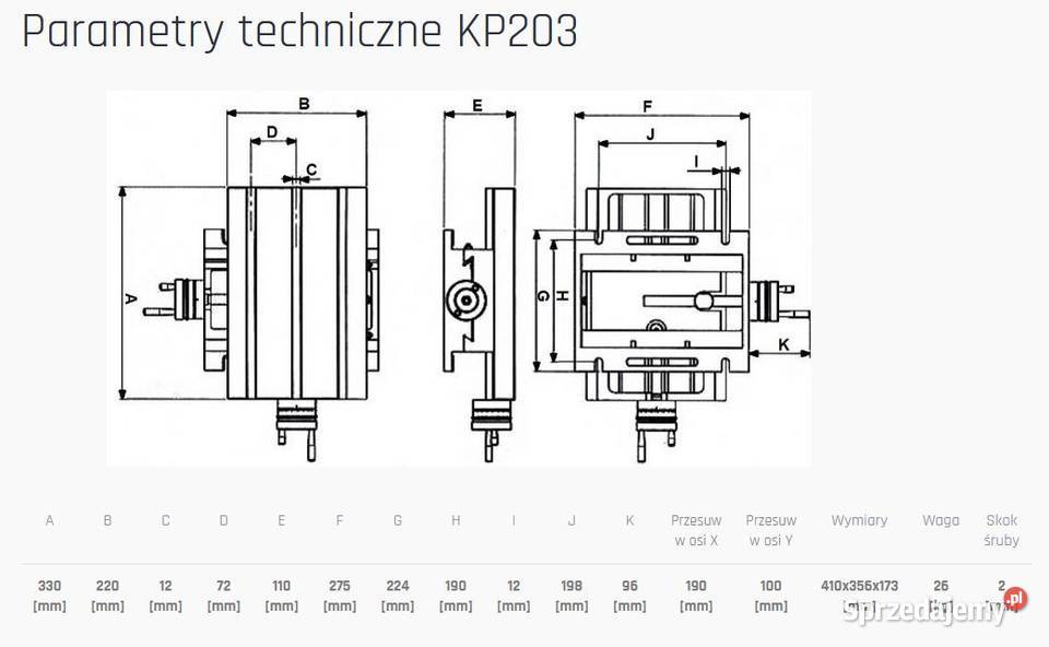 Stół krzyżowy 330X220 mm Siedlce sprzedam