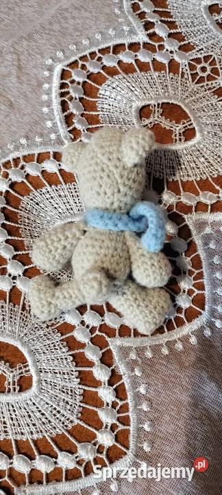 Maskotka miś na szydełku Częstochowa sprzedam