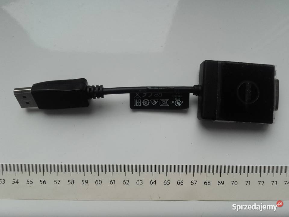 Adapter DELL DPDVI DisplayPort do DVID KKMYD Nie Monitory i projektory Bydgoszcz