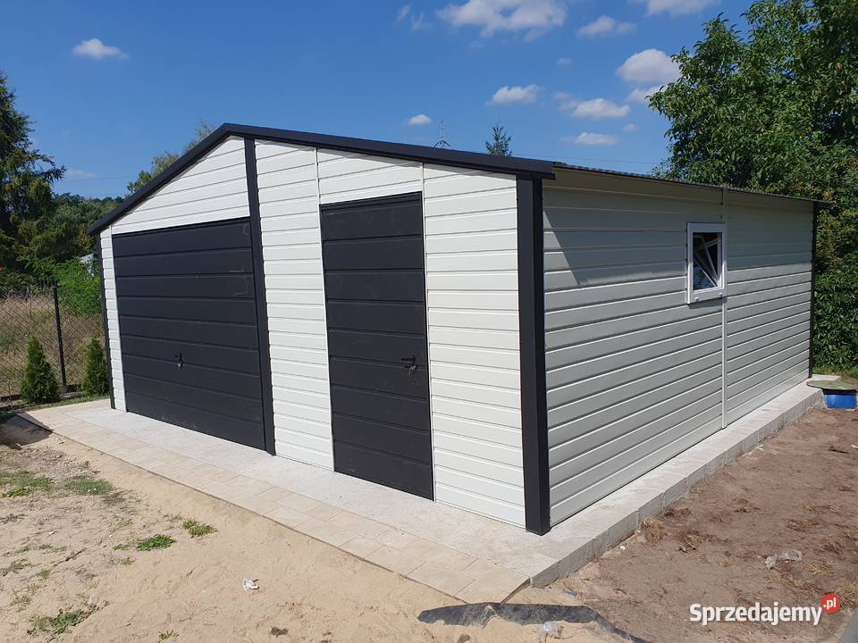 Garaż blaszany garaże na wymiar blaszaki Tychy