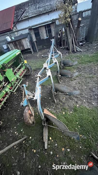 Pług 4 skibowy Rabewerk nieuszkodzony Piotrów-Gułaczów