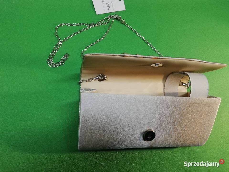 Torebka złota kopertówka 22cm łódzkie Łask