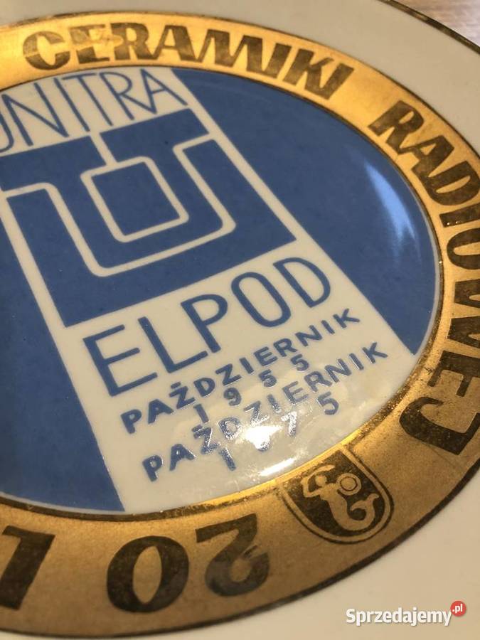 Talerz Unitra okolicznościowy Warszawa sprzedam
