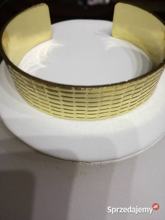 Bransoletka platerowana złotem Ozdoby Lublin