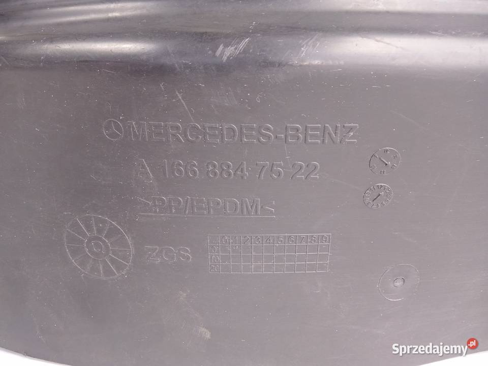 NADKOLE PRAWY TYŁ MERCEDES GL X166 A1668847522 wielkopolskie Nowy Tomyśl sprzedam