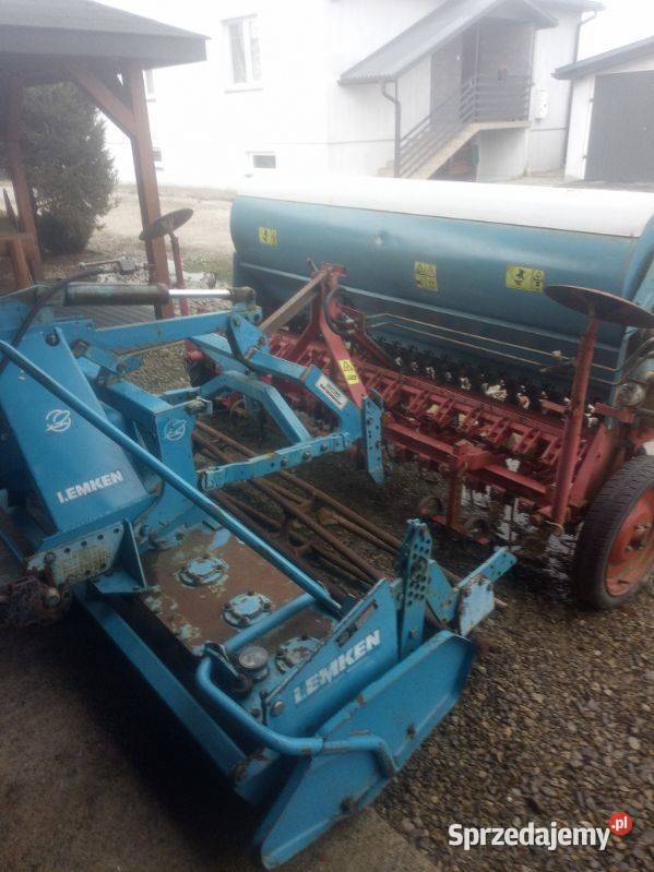 Agregat uprawowo siewny z siewnikiem Lemken nieuszkodzony