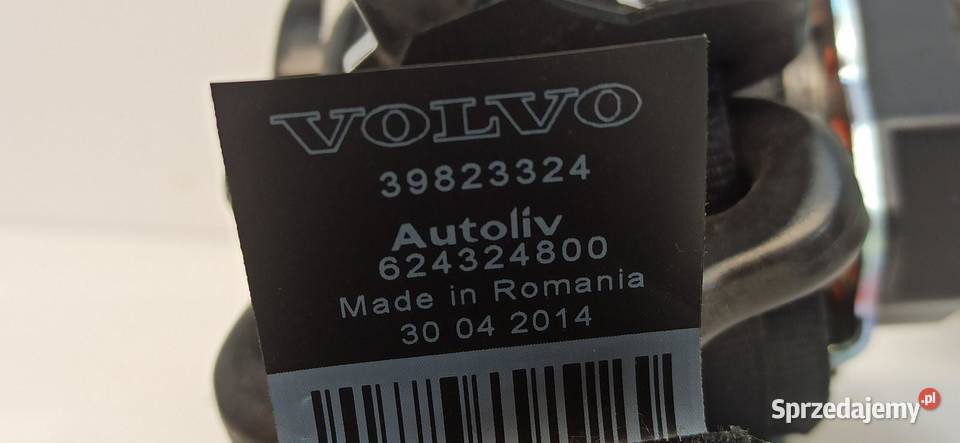 VOLVO V60 PASY BEZPIECZEŃSTWA KOMPLET 39823324