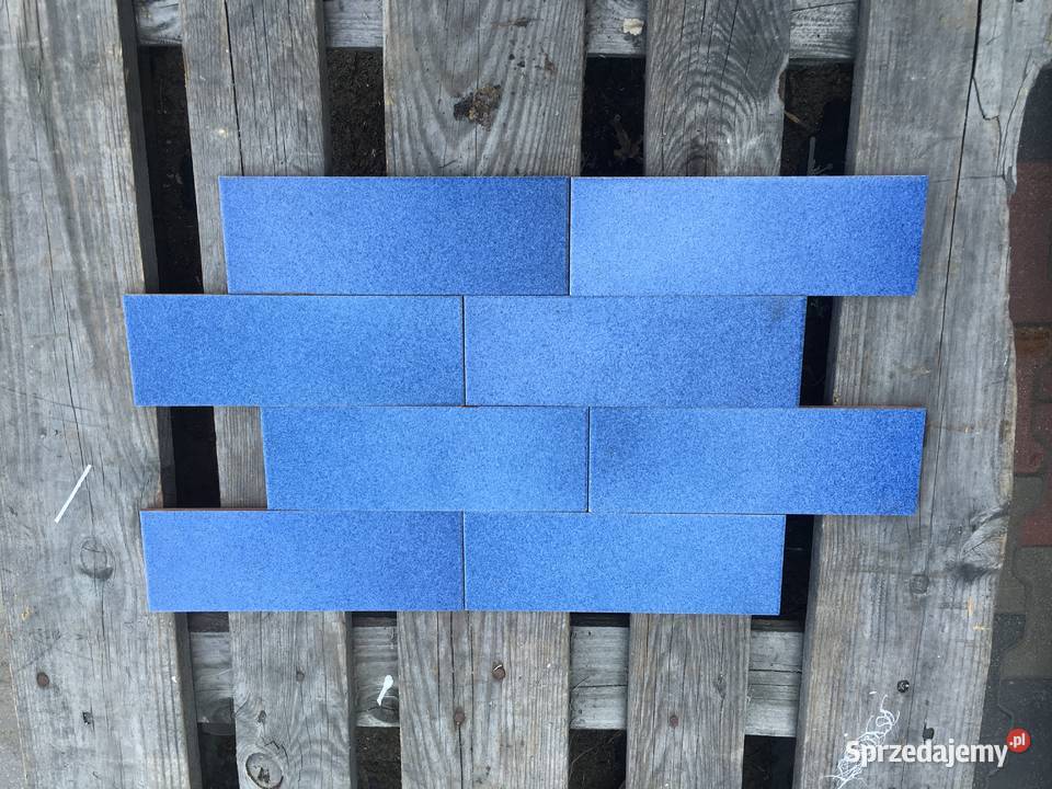 Terakota płytka niebieska blue 83x248 ANTICA mazowieckie Reguły