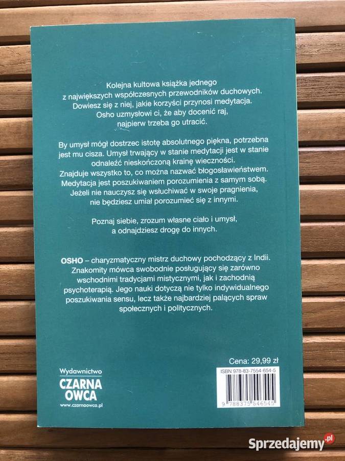 OSHO Apteka duszy Zbiór medytacji i ćwiczeń Kultura i Rozrywka Płock