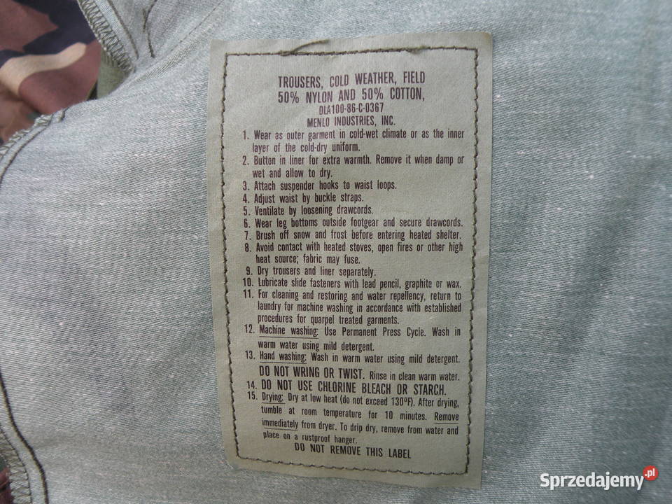 Spodnie M65 Woodland xsmall dolnośląskie Wrocław