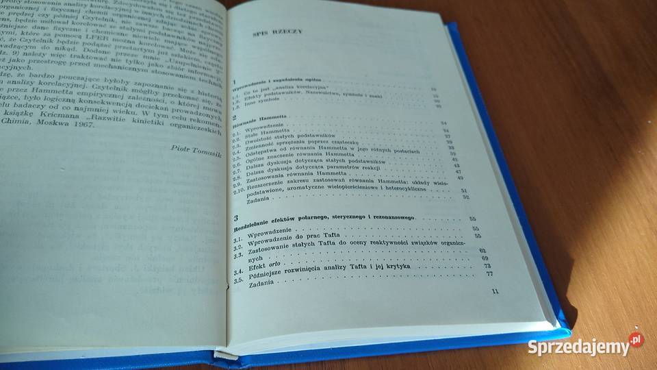 Analiza korelacyjna w chemii organicznej wstęp Gdańsk