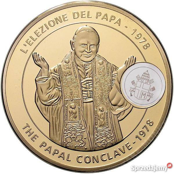 Jan Paweł II CONCLAVE 1978 Nowy Medal w Kapslu Sosnowiec