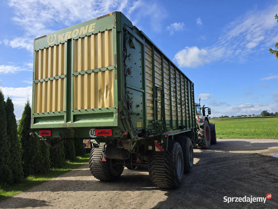 Przyczepa samozbierająca KRONE ZX 450 GD oś Przyczepy rolnicze