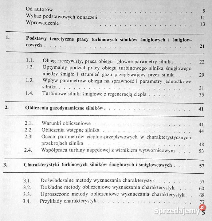 Napędy lotnicze turbinowe silniki śmigłowe Paweł Rok wydania 1985 Chełm