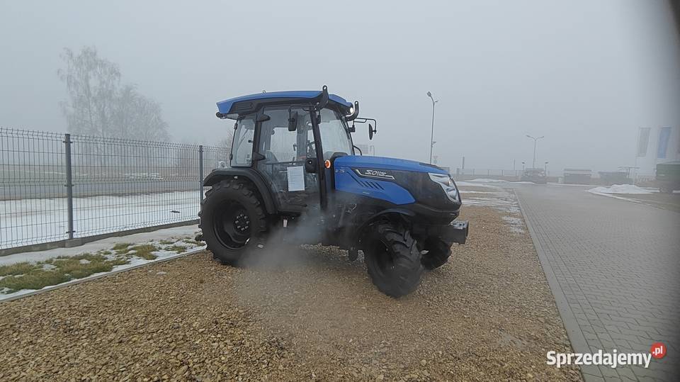 Ciągnik sadowniczy SOLIS 75 klima rewers 4x4
