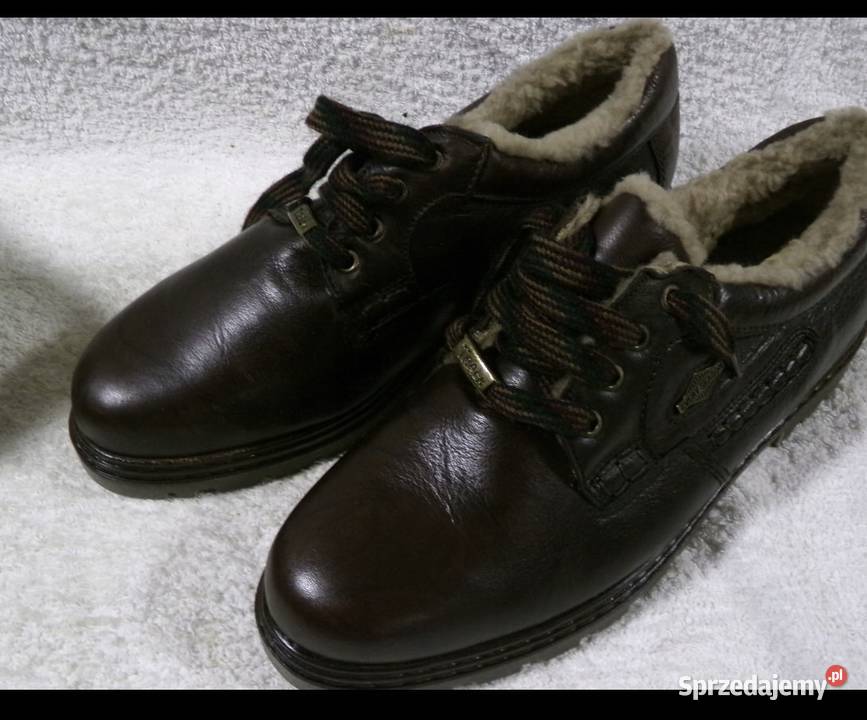 WŁOSKIE BUTY ZE SKÓRY NATURALNEJ 43MOGANO Grupa