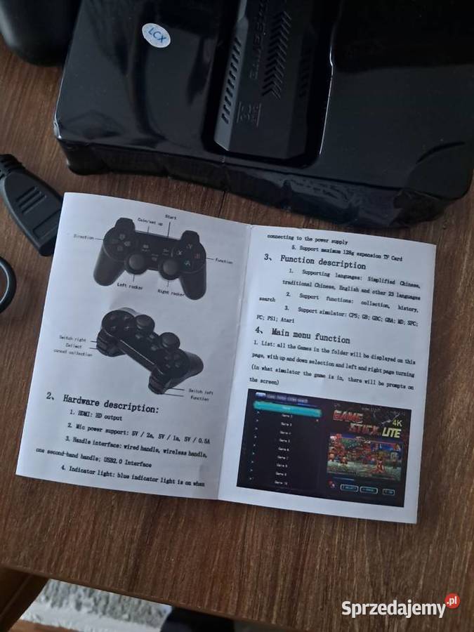nowy zestaw konsola gier retro gamestick x2 2 świętokrzyskie Sandomierz