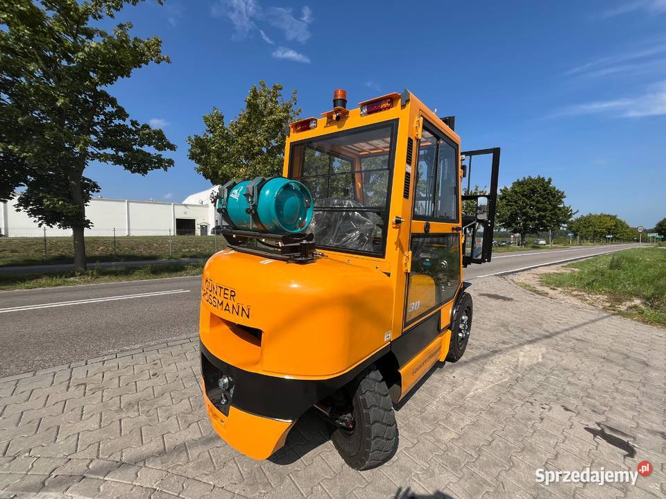 Wózek widłowy 3T duplex z kabiną LPG Włocławek