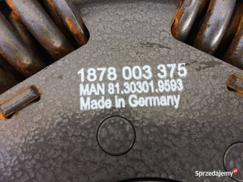 Tarcza Sprzęgła MAN TGX TGA TGS Sachs Maszewo
