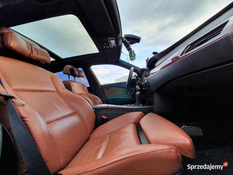BMW E61 535D BiTurbo Panorama Rude Grzane Samochody osobowe