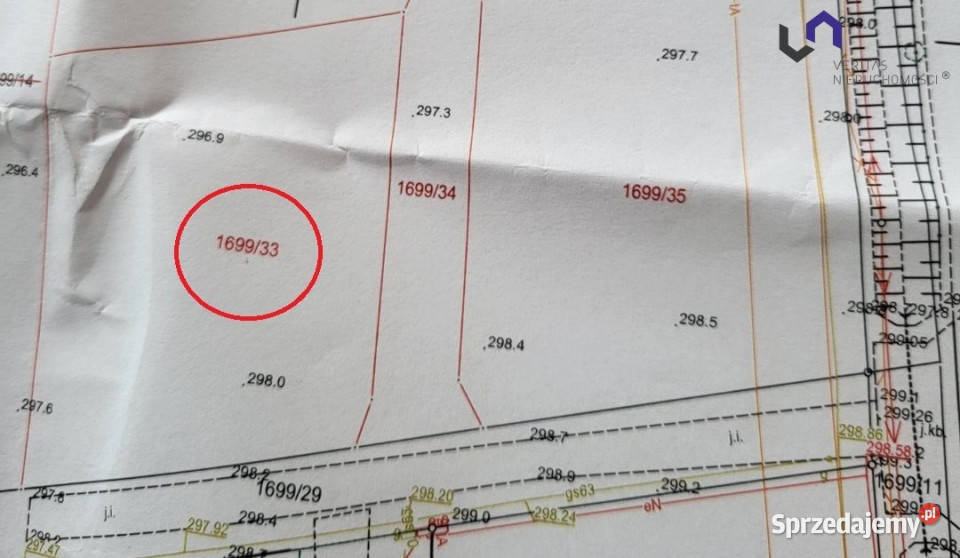 sprzedaży gruntu Rudzica 822 metry 229zł/m2 sprzedam