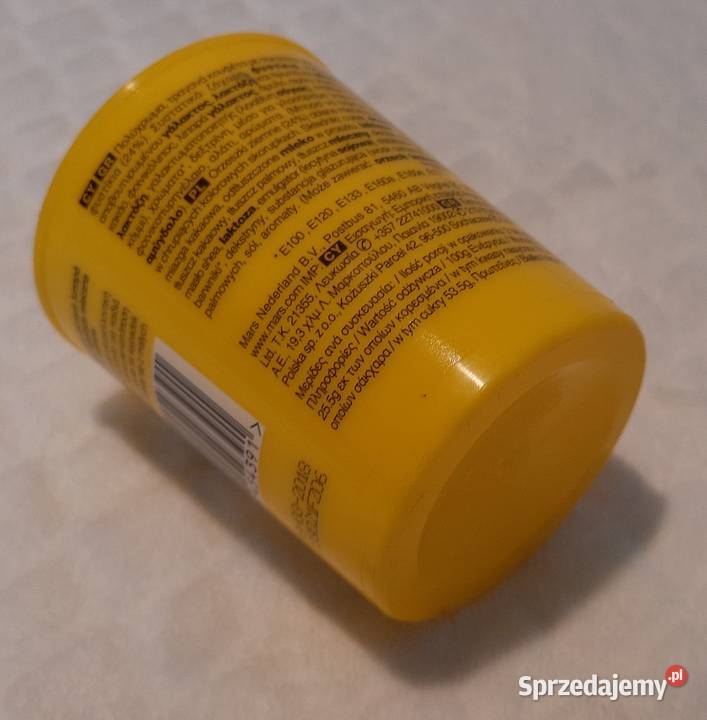 Kubek plastikowy mms żółty 73x88 Kreatywne Czeladź sprzedam