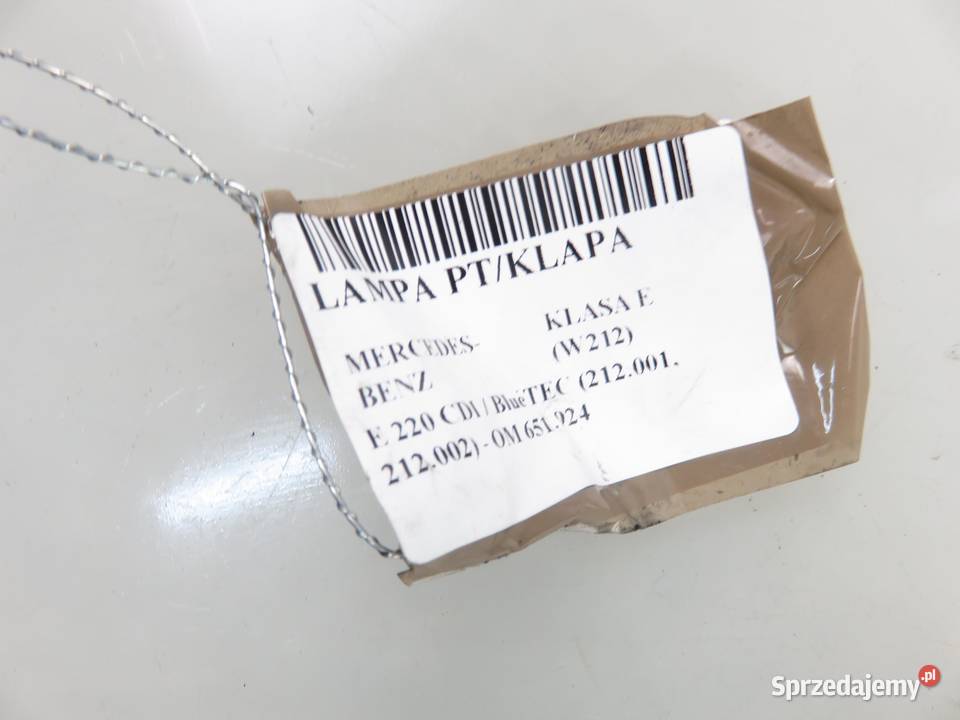 LAMPA PRAWA TYLNA KLAPA MERCEDES W212 2128200864