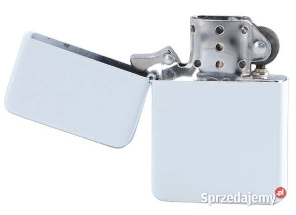 Biała Zapalniczka Benzynowa bez Wzorów w Ostrowy nad Okszą sprzedam