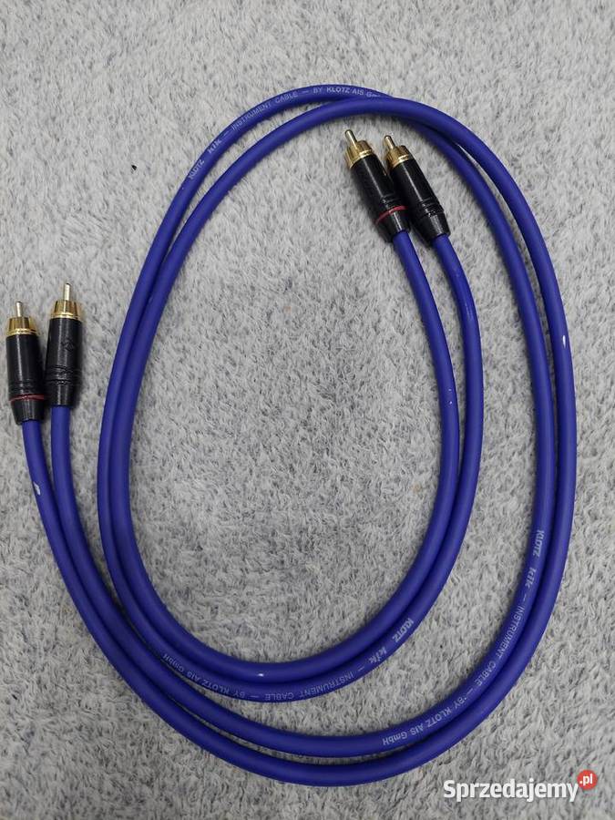 Kable KLOTZ GmbH 2xRCA 1m Łapy