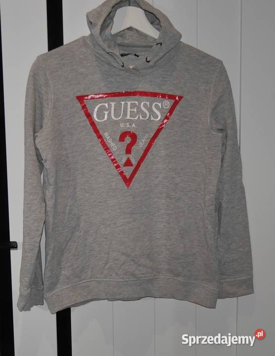 Guess fajna bluza z kapturem logo 34 XS Wrocław