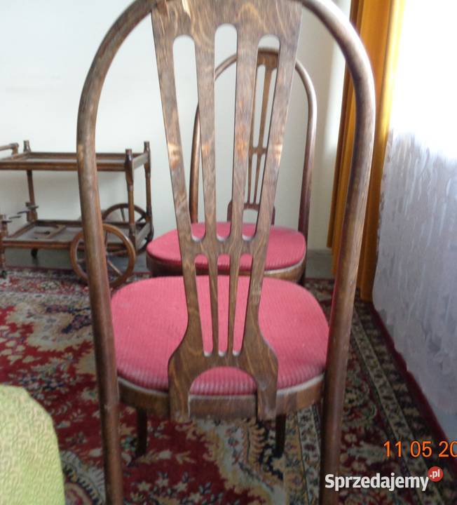 krzesła gięte 2 sztuki z fabryki Jasienice Wyposażenie wnętrz kujawsko-pomorskie Bydgoszcz