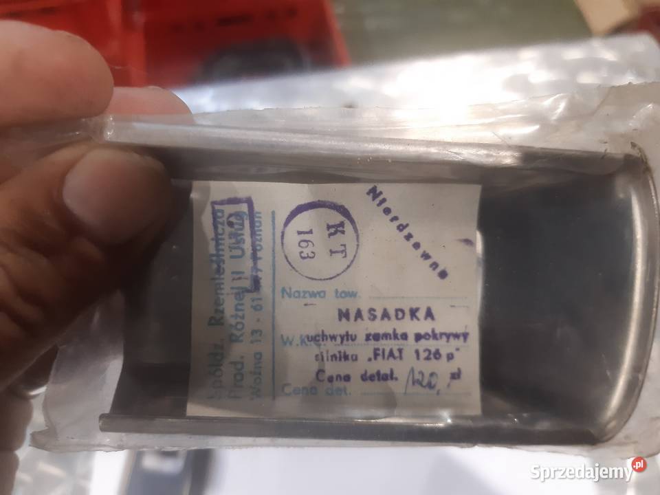 Nakładka na klamkę tylnej klapy silnika do fiata łódzkie Koluszki