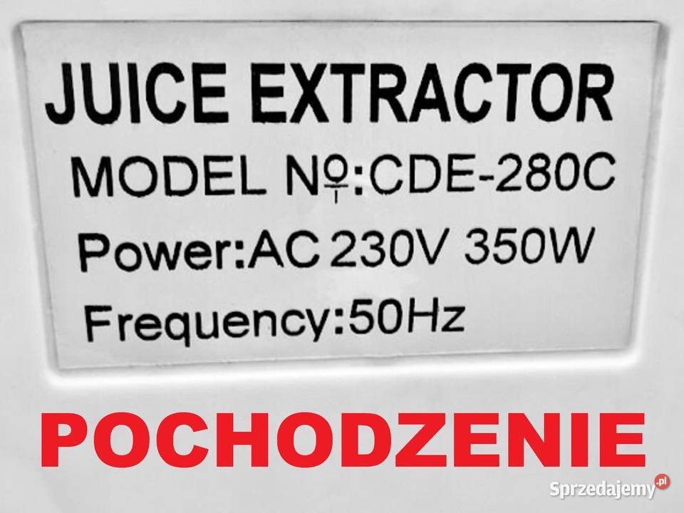 Popychacz do sokowirówki Perfect CDE280C