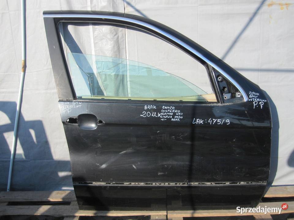 BMW X5 I E53 LIFT 04r drzwi prawe przód osobowe