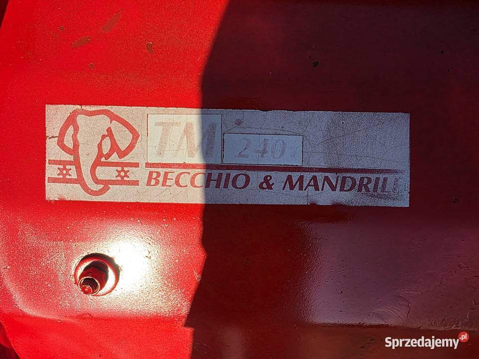 Używana kosiarka mulcher BecchioMandrile TM240 łódzkie