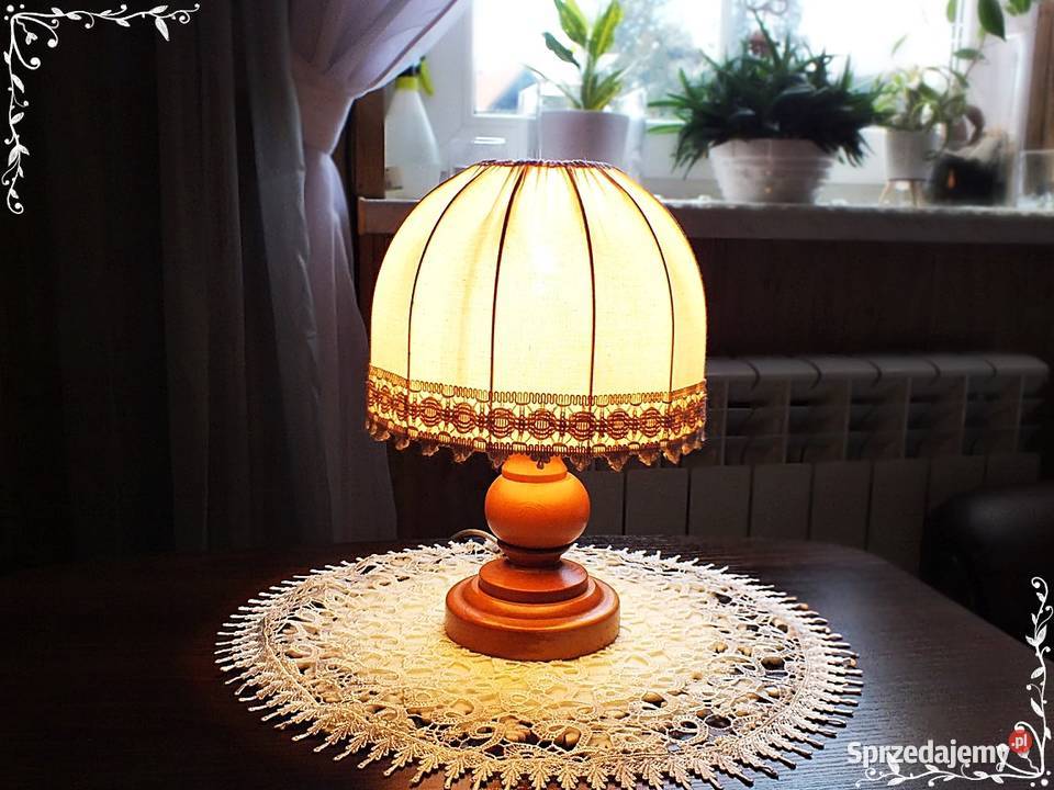 Stara lampka nocna z lat 50tych Veb Narva Lampe Żary