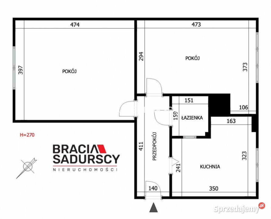 sprzedaży mieszkania 5151m2 2 pok Kraków