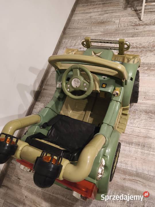 Auto Jeep na akumulator dzieci zielony Roskosz