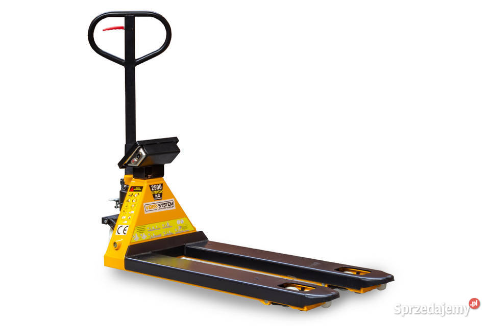 WÓZEK PALETOWY Z WAGĄ P2500W VIBERSYSTEM UDŹWIG Mikołów